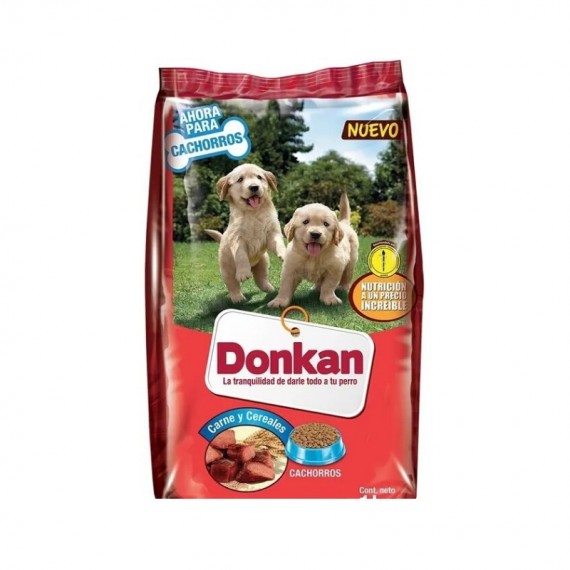 donkan carne y cereales cachorros 500 G