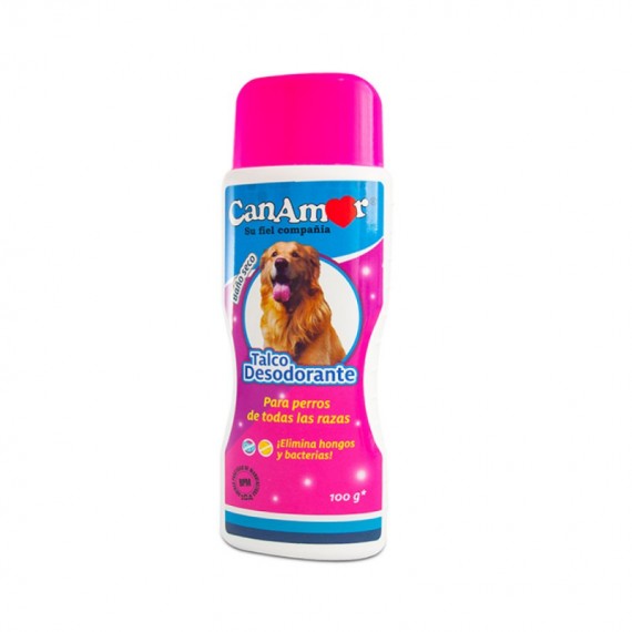 TALCO DESODORANTE CANAMOR PARA PERROS 100 G